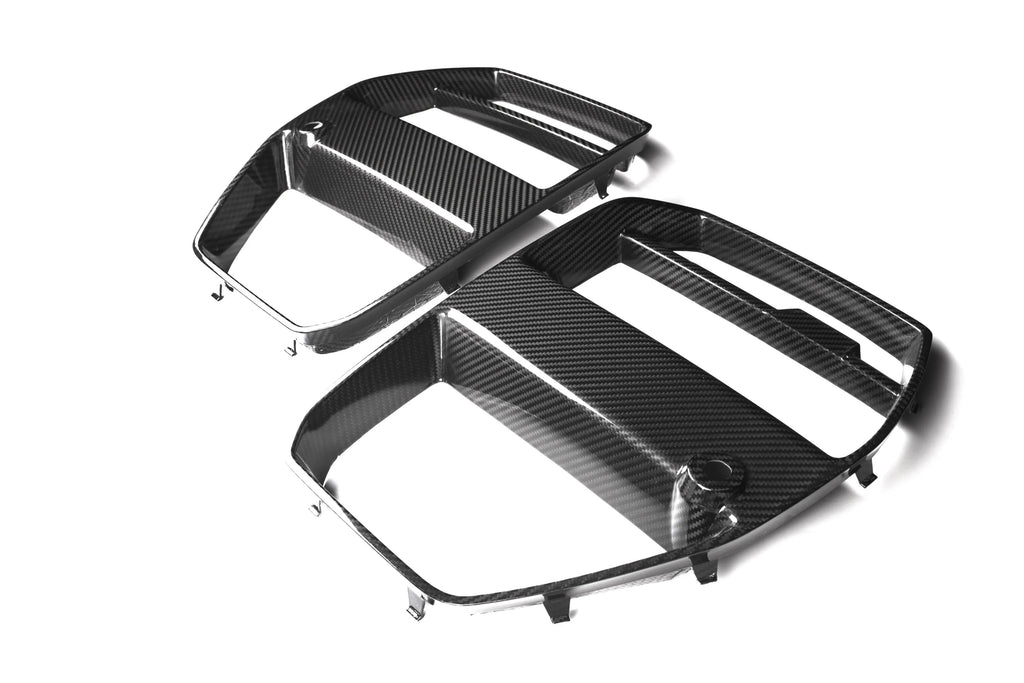 BMW Dry Carbon Fiber V Style G80M3 /G82 M4 Grille