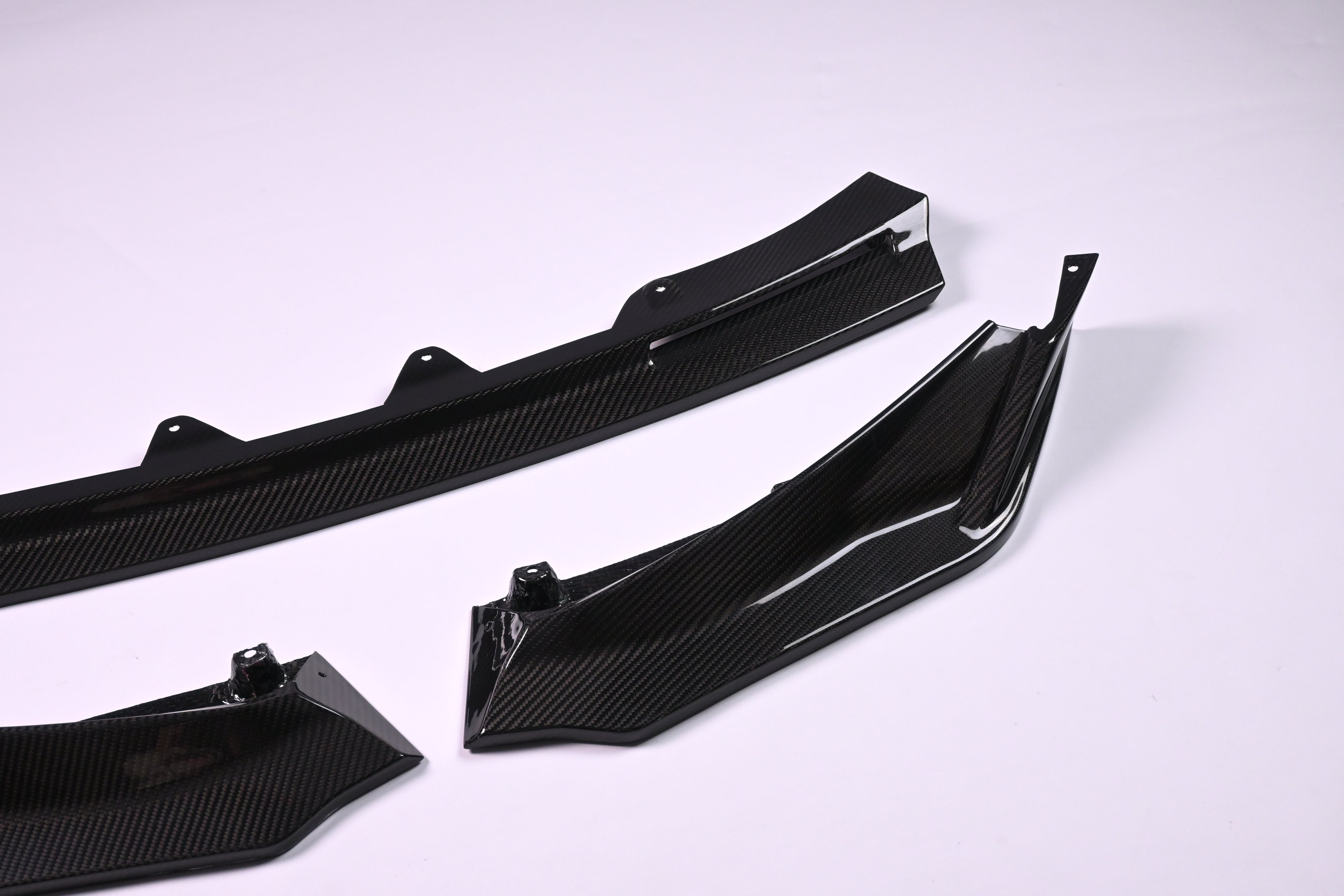 BMW M3 Dry Carbon Fiber V Type Front Lip G80 M4 G82 G83