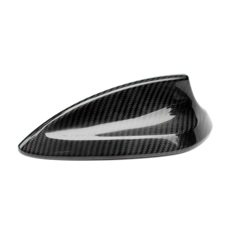 BMW Dry Carbon Fiber Antenna Shark Fin Cover Stick on Antenna Cover