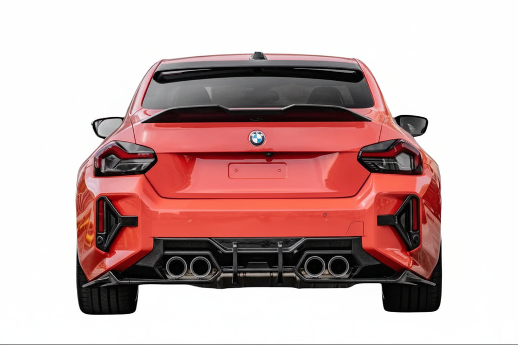 Bmw Carbon Fiber Spoiler M2 G87 M240i G42 V Style BMW G87 Spoiler