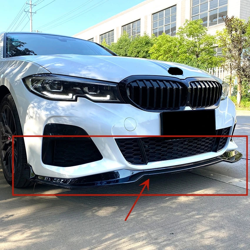 BMW 3 Series M Sport Front Bumper Lip G20 G21 320i 330i M Sport