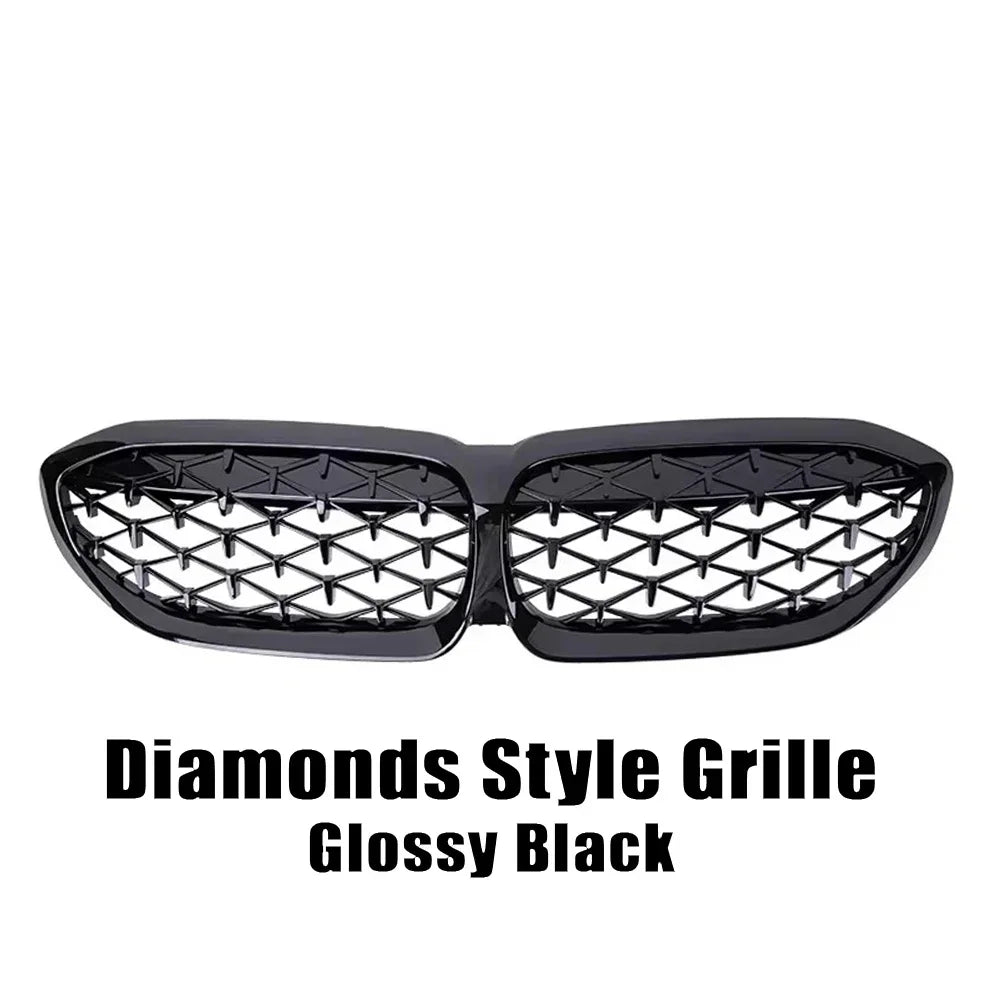 Bmw Front Bumper Kidney Grill Diamonds Style Grille 3-Series