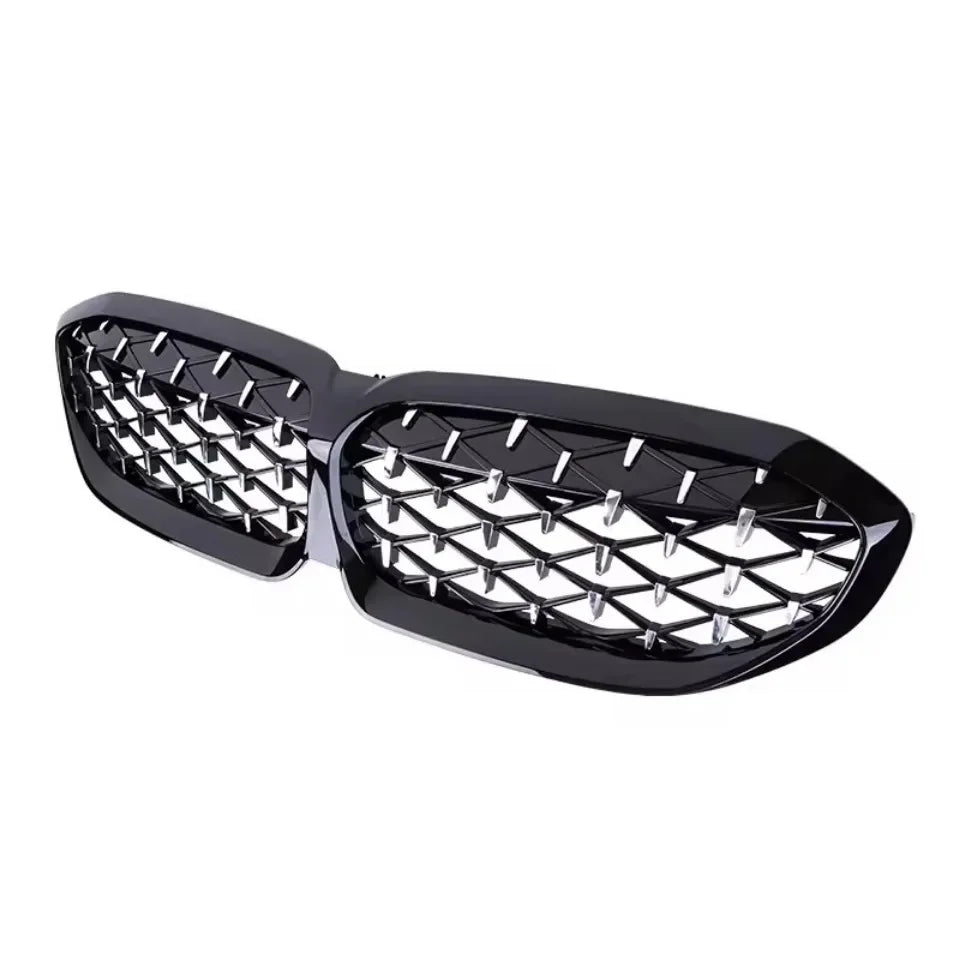 Bmw Front Bumper Kidney Grill Diamonds Style Grille 3-Series