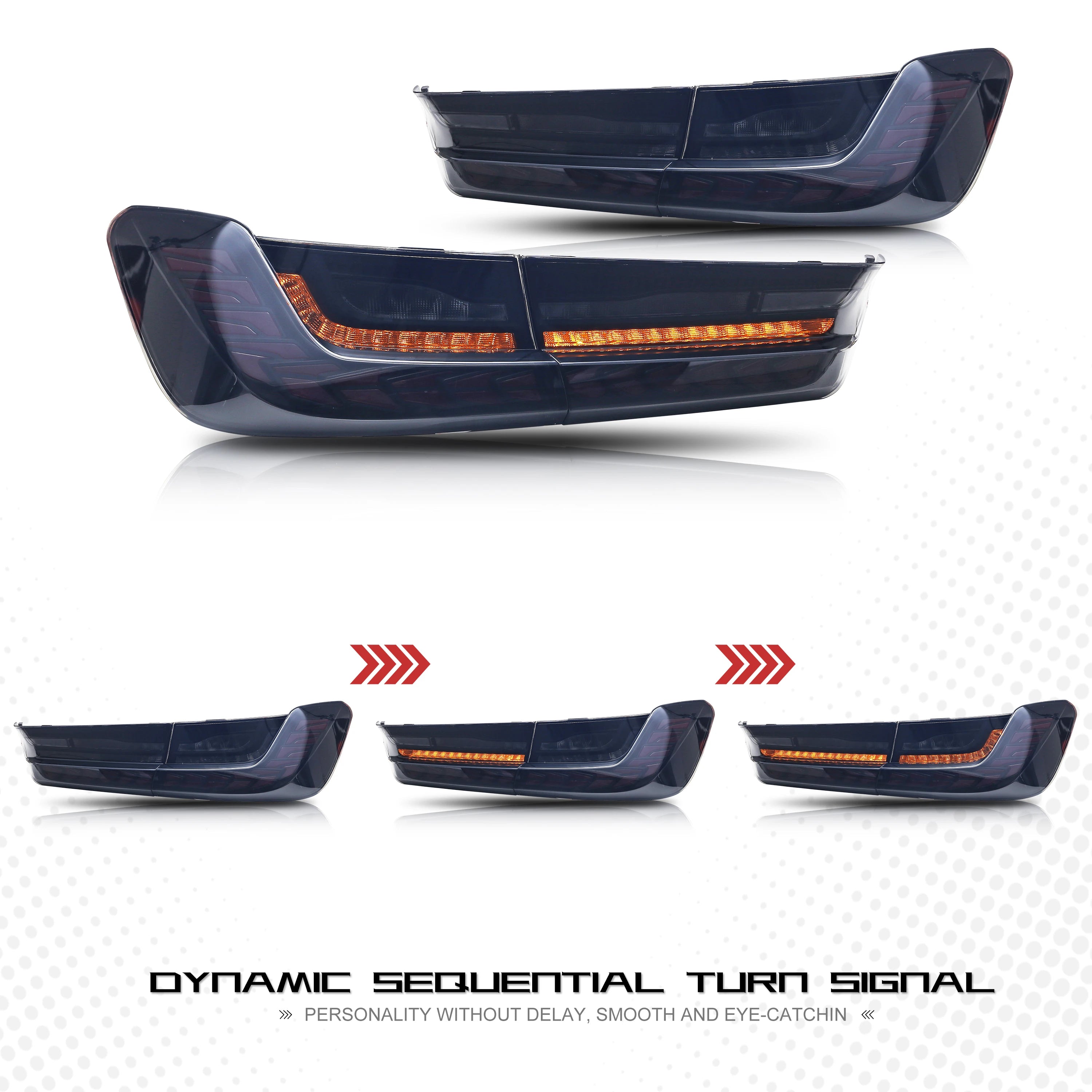 BMW GTS Tail Lights 3 Series G20 G80 M3 Saloon 2019-2024 Rear Lamps