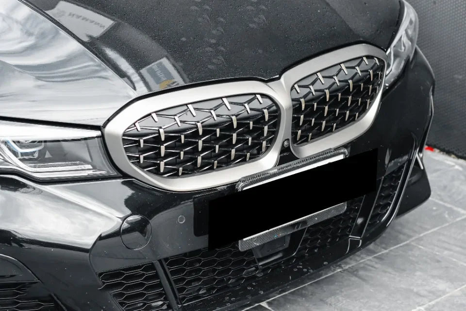 Bmw Front Bumper Kidney Grill Diamonds Style Grille 3-Series