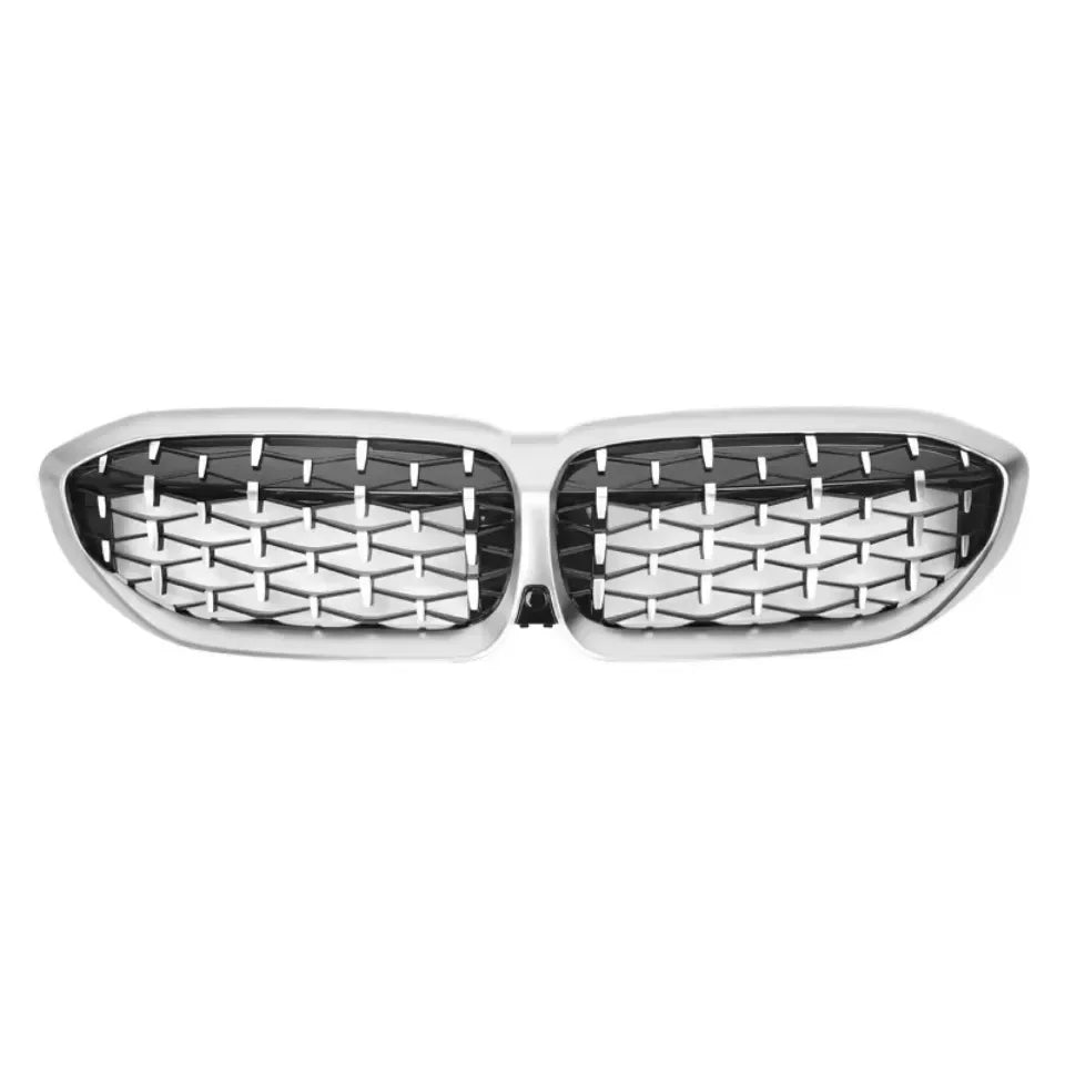 Bmw Front Bumper Kidney Grill Diamonds Style Grille 3-Series